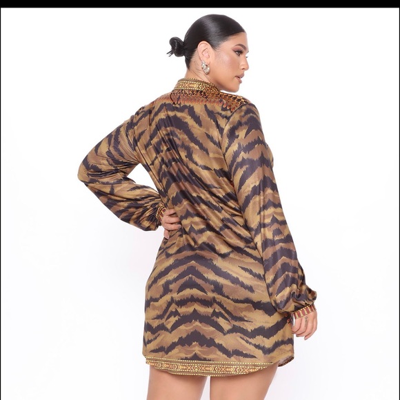 ♻️FASHION NOVA VERY SEXY WILD DAY DIVA MINI DRESS - Picture 9 of 11